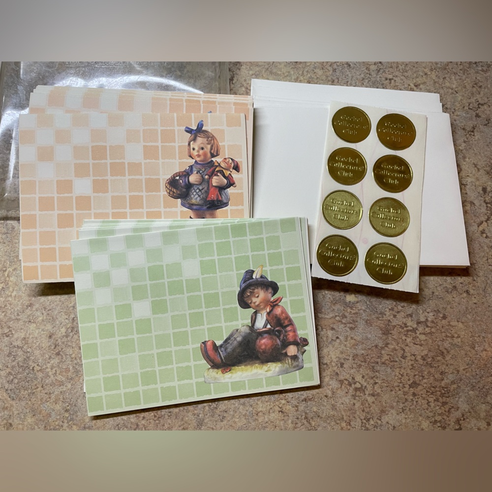 Vintage Goebel Hummel blank cards